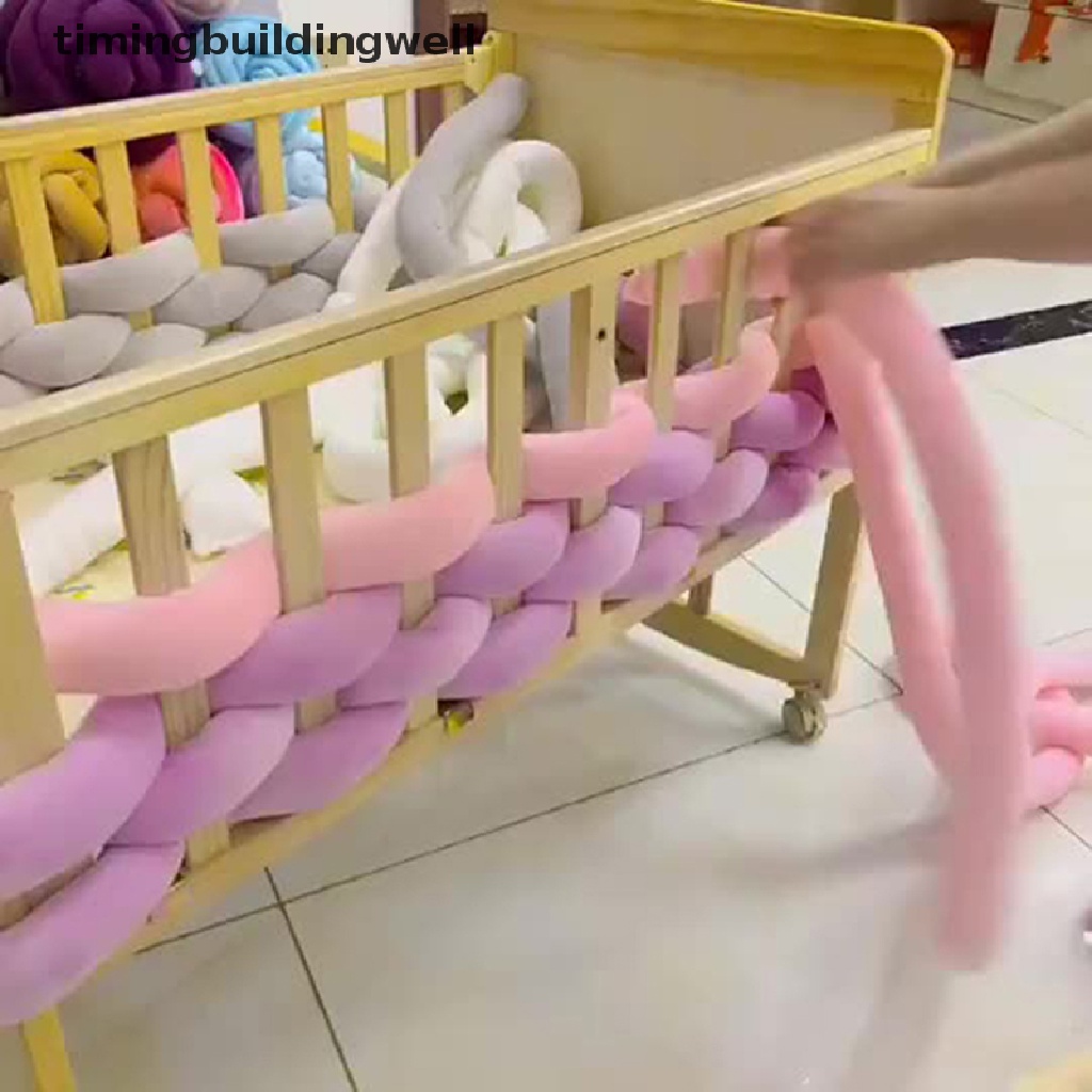 Đệm Chắn Thành Giường Bằng Sợi Bện Cho Bé Sơ Sinh QDD