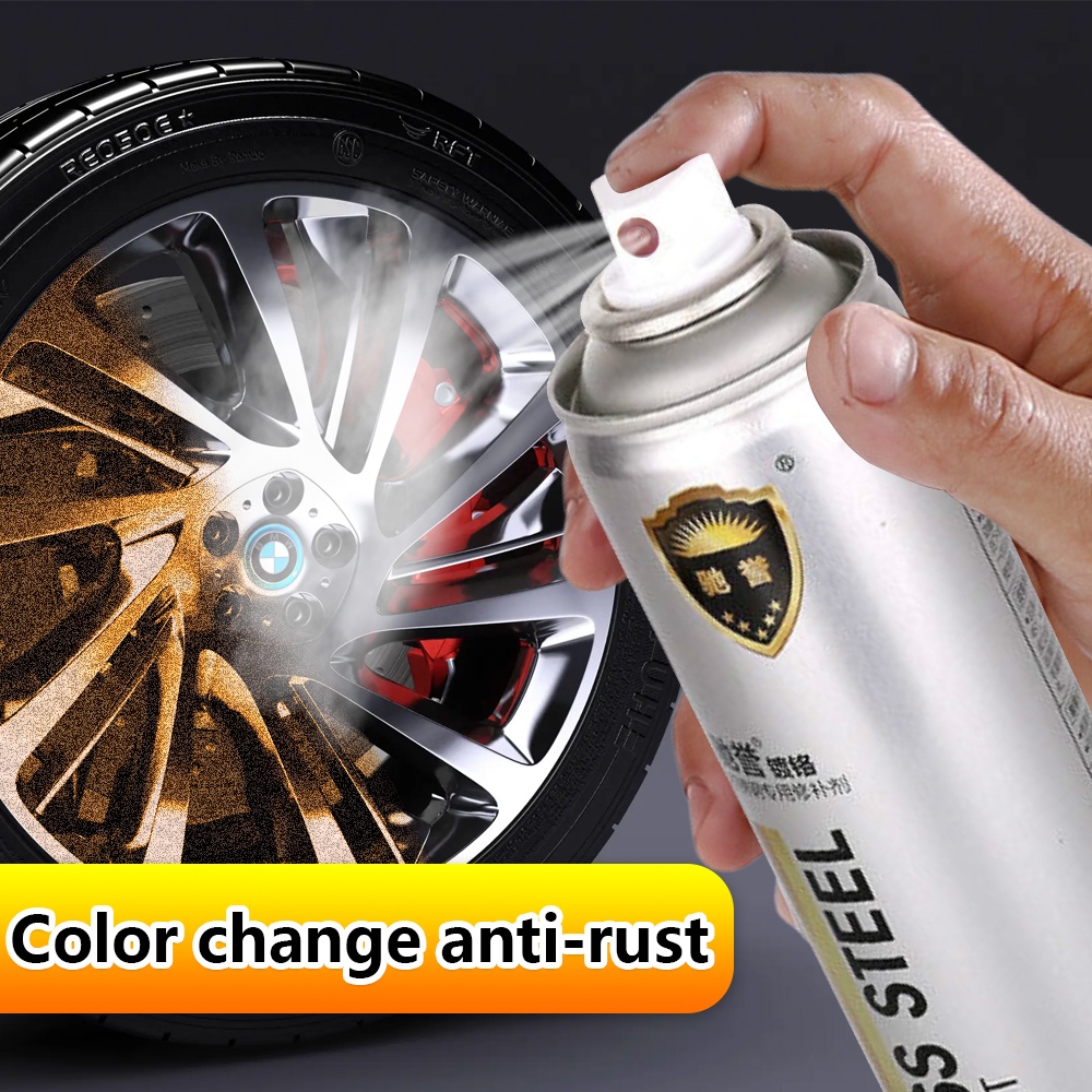 Rusty Spray Paint Xe máy Car Wheel Silver Spray Paint -350ml