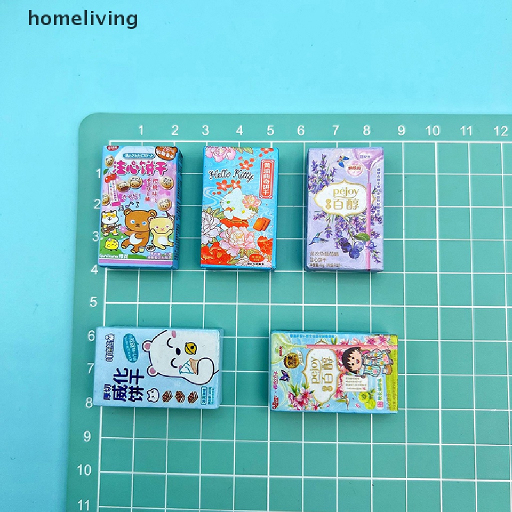 Set 10 Hộp Kem / Thức Ăn Đồ Chơi Búp Bê Cỡ 1 / 12