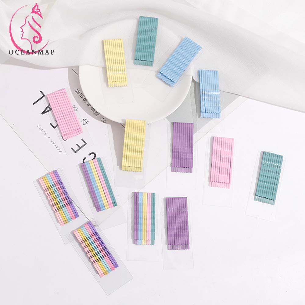 Bộ 10 Kẹp Tóc Kim Loại Nhiều Màu Tùy Chọn Thời Trang