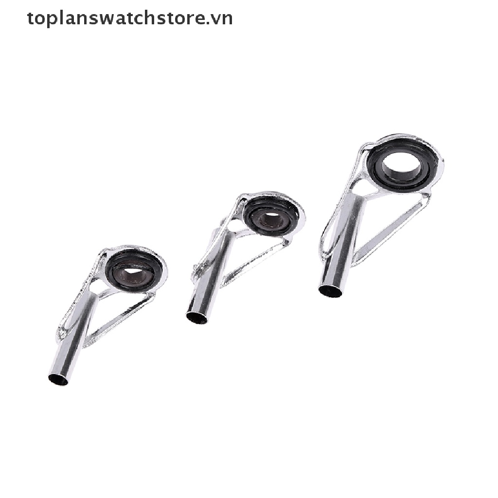 Set 8 Vòng Thép Không Gỉ Gắn Cần Câu Cá Chuyên Dụng