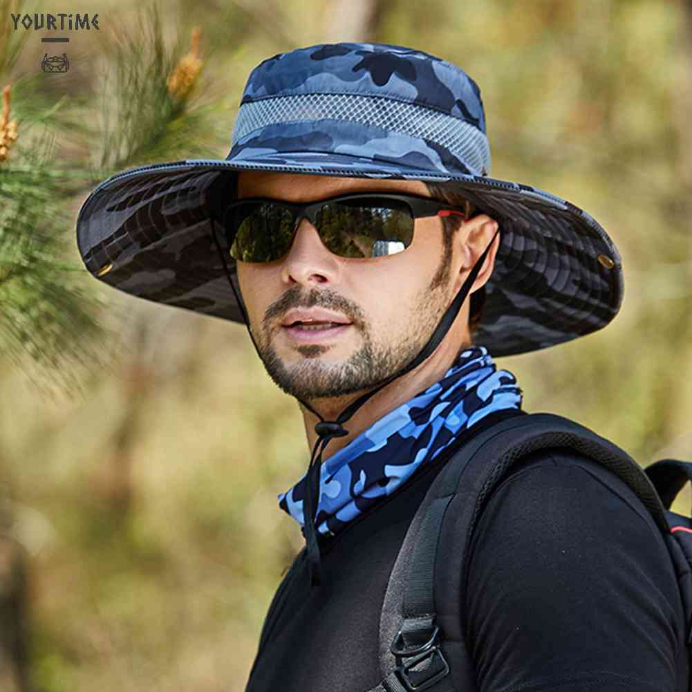 Mũ Lưỡi Trai Thể Thao Chống Tia UV Bằng Polyester Có Khóa Điều Chỉnh Được Cho Nam