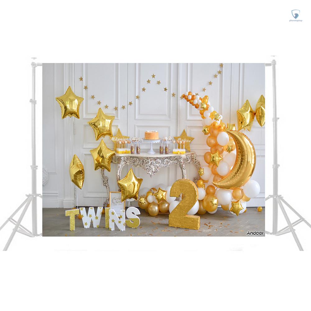 Phông Nền Chụp Ảnh Sinh Nhật Cho Bé Andoer 2.1 * 1.5m / 7 * 5ft