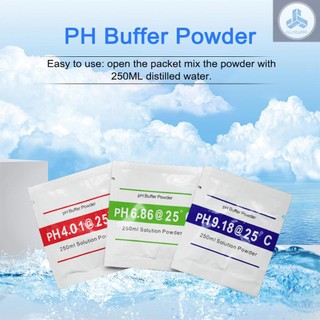 PH Meter Calibration Point 3 Type PH Buffer Powder Set Measure Calibration Solution Powder For PH Test Meter