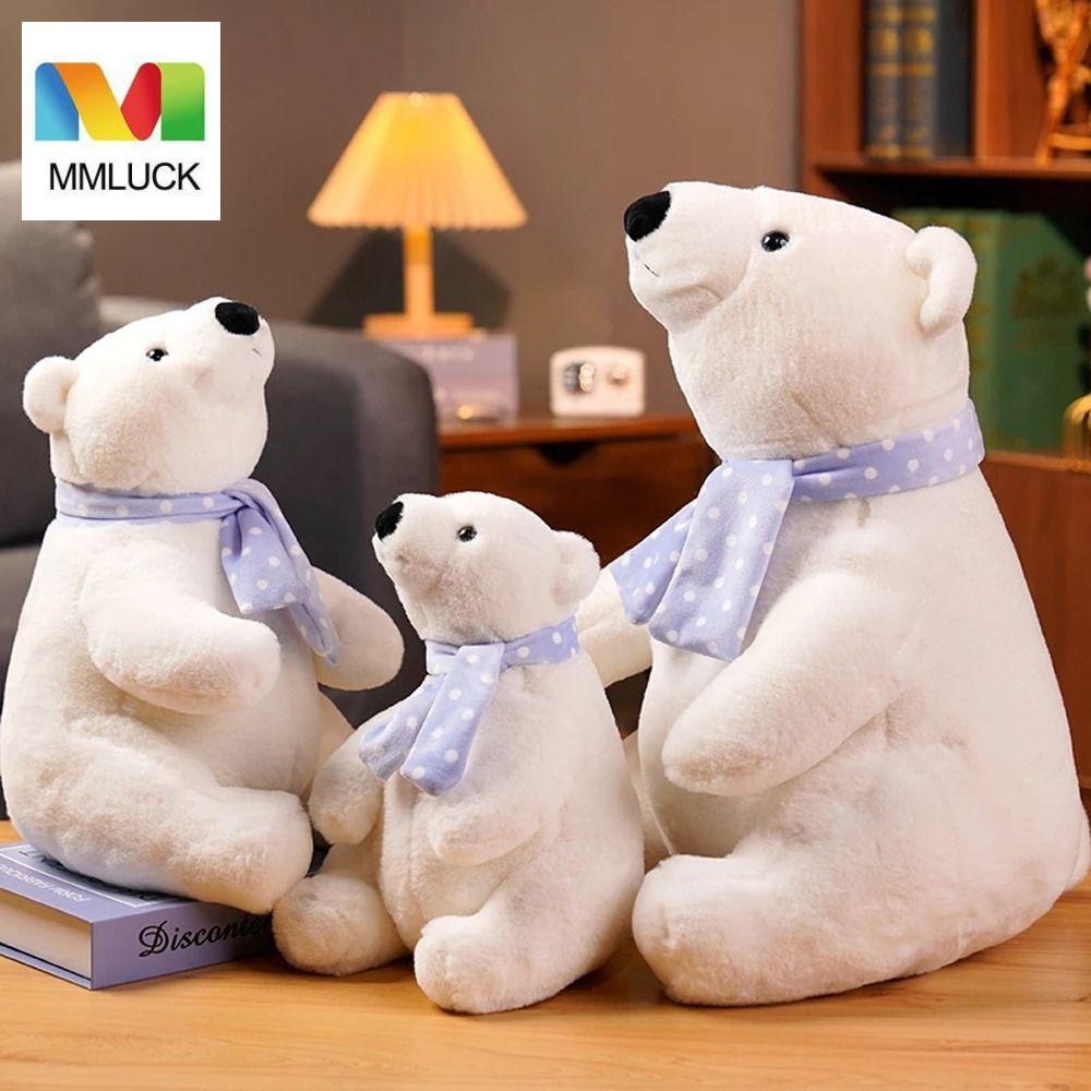 Gấu Bắc Cực Nhồi Bông Dễ Thương Dùng Làm Đồ Chơi Cho Bé