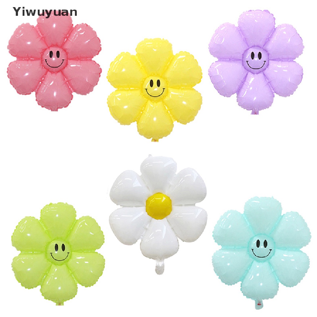 < Yiwuyuan > Bong Bóng Hoa Hướng Dương Nhiều Kích Cỡ Helium Bong Bóng Trang Trí Tiệc Sinh Nhật Mùa Hè Cho Bé