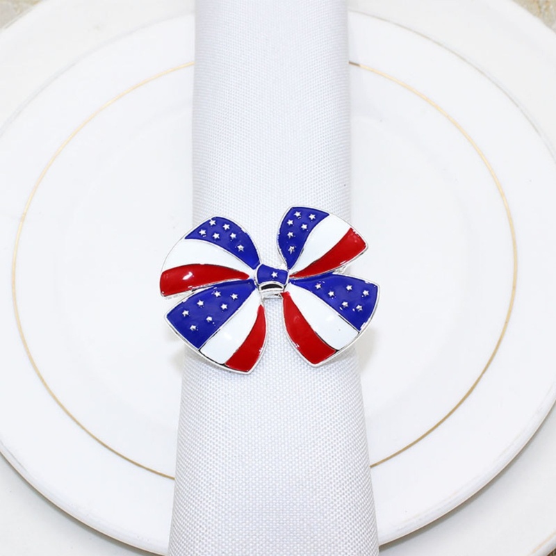 Bộ 6 Khóa Khăn Ăn Bằng Kim Loại Chất Lượng