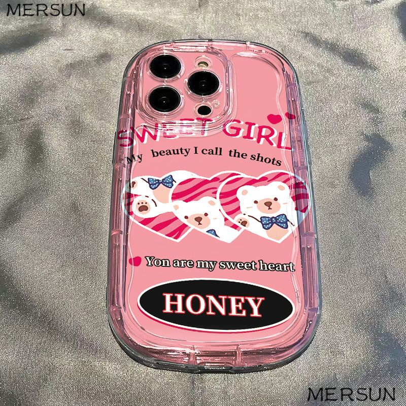 ✅Ốp Điện Thoại Mềm Trong Suốt Chống Sốc In Hình Gấu Nhỏ Cho Iphone 13 / promax 8p / 11 Xr 147 12 MWZF