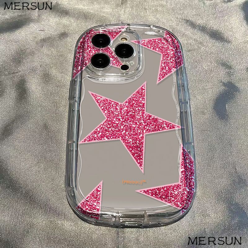 ✅Ốp Điện Thoại Mềm Trong Suốt Chống Sốc Đính Sequin Hình Ngôi Sao Cho Iphone 13 Xr Iphone14Promax xs 7 / 128p11