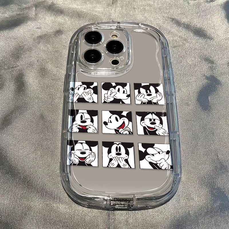 ✅Ốp Điện Thoại Mềm Trong Suốt In Hình Mickey Chống Sốc Cho Iphone 8pxs11 13 12 promax7iPhone14xr 9I61