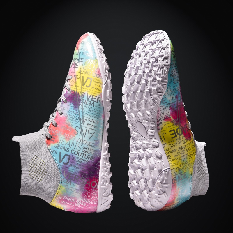 C Ronaldo TF giày thể thao ngoài trời dành cho thanh thiếu niên giày bóng đá Chất lượng cao Chống va đập Kích thước: 35-47