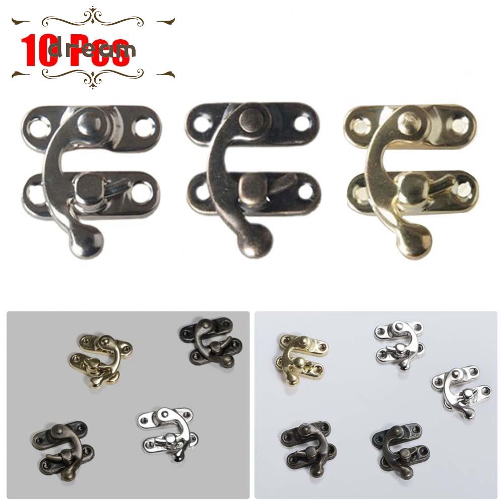 【DREAMLIFE】High Quality Horns Locks Locks Buckle Clasps Box 10pcs/Set 40 PCS Screws