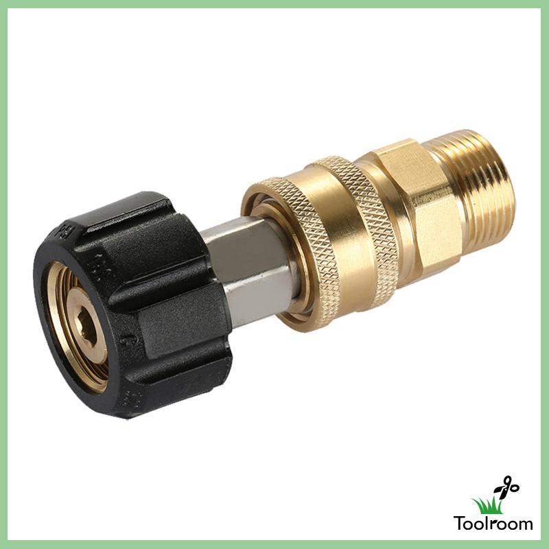 Đầu Nối Chuyển Đổi Áp Suất M22 Sang 1 / 4 '' Chuyên Dụng Cho Vòi Rửa Xe