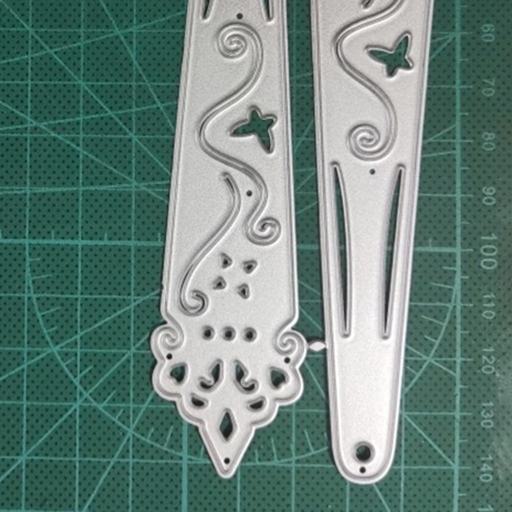 Kfr KFR✧Khuôn Cắt Giấy Kim Loại Hình Quạt DIY Có Thể Tái Sử Dụng