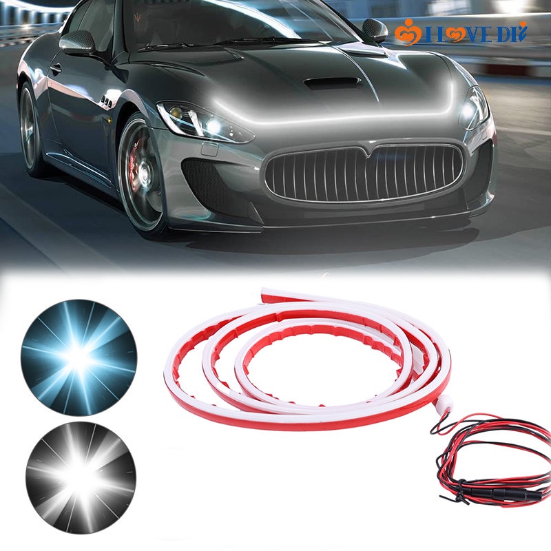 Cuộn Dây Đèn LED Silicone 1.8m / 1.5m Độ Sáng Cao Trang Trí Thân Xe Hơi DIY