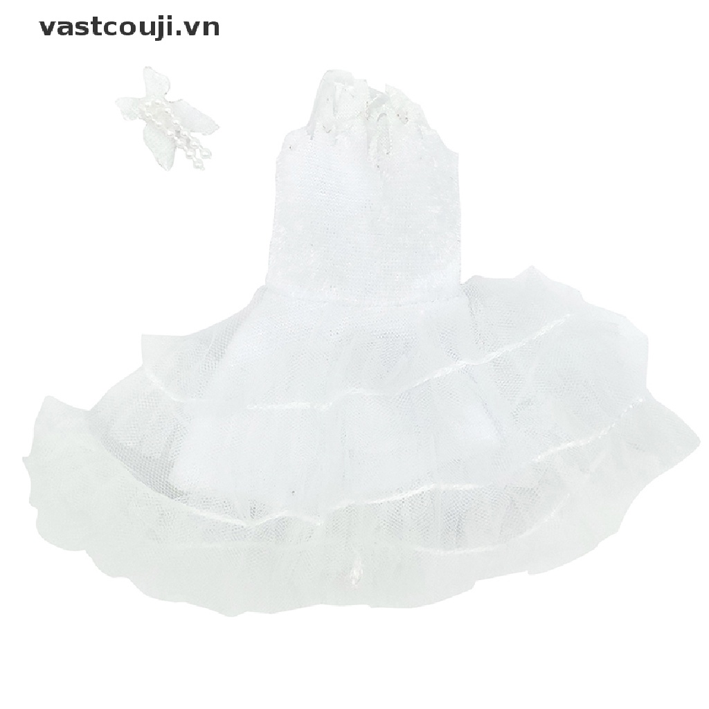 1 Bộ Đầm Thời Trang Xinh Xắn Dành Cho Búp Bê VASTJI 30CM