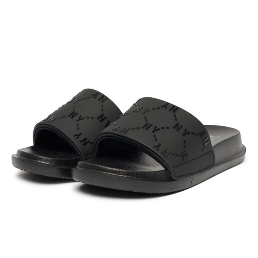 Dép MLB Mound Dia MONOGRAM - màu Đen - Code: 3ALPAC1-50BKS