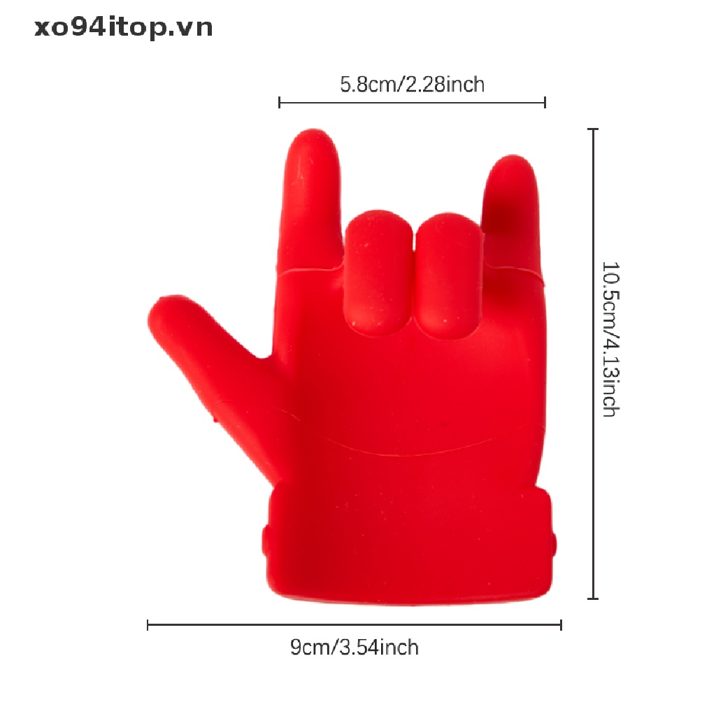 Kẹp Nhấc Nắp Nồi Bằng Silicon Chống Tràn Tiện Dụng