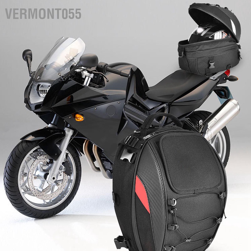 Vermont055 Đuôi Xe Máy Túi Đa Năng Chống Thấm Nước Dáng Cổ Điển Mũ Bảo Hiểm Hành Lý Ba Lô Cho Dirt Bike