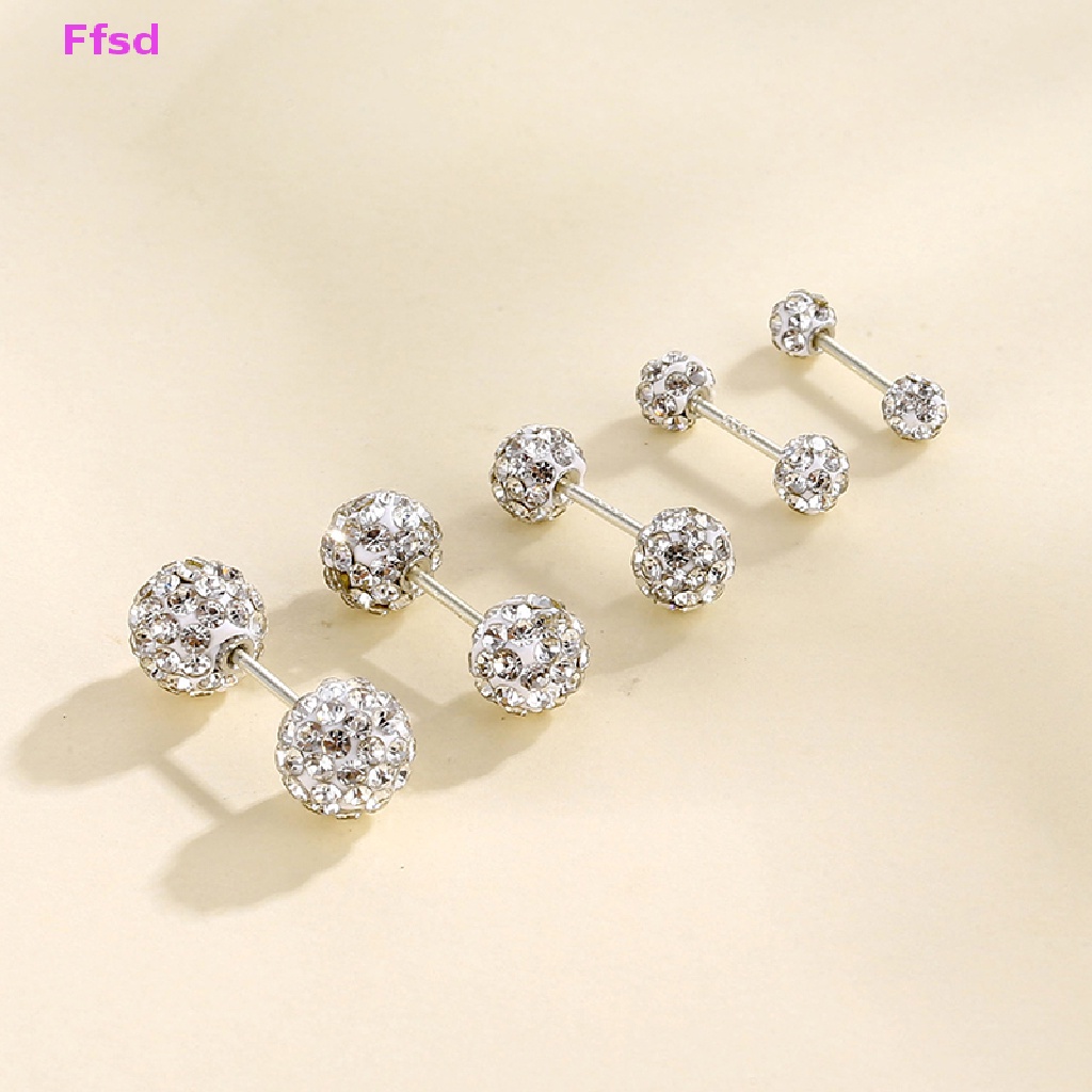 1 Khuyên Tai Bạc 925 Đính Đá Zircon Thời Trang Cho Nữ