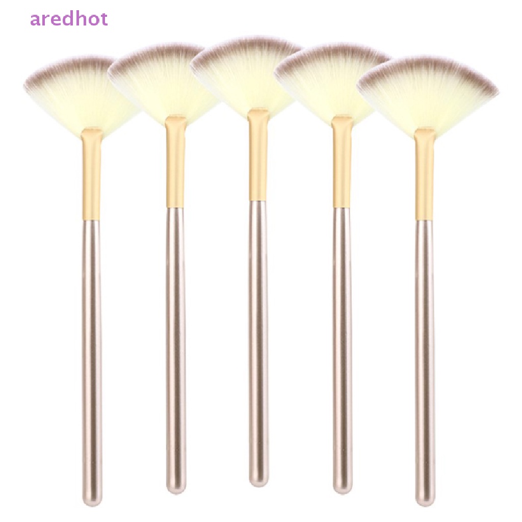 Bộ 3 Cọ Trang Điểm Lông Mềm Hình Quạt Mới