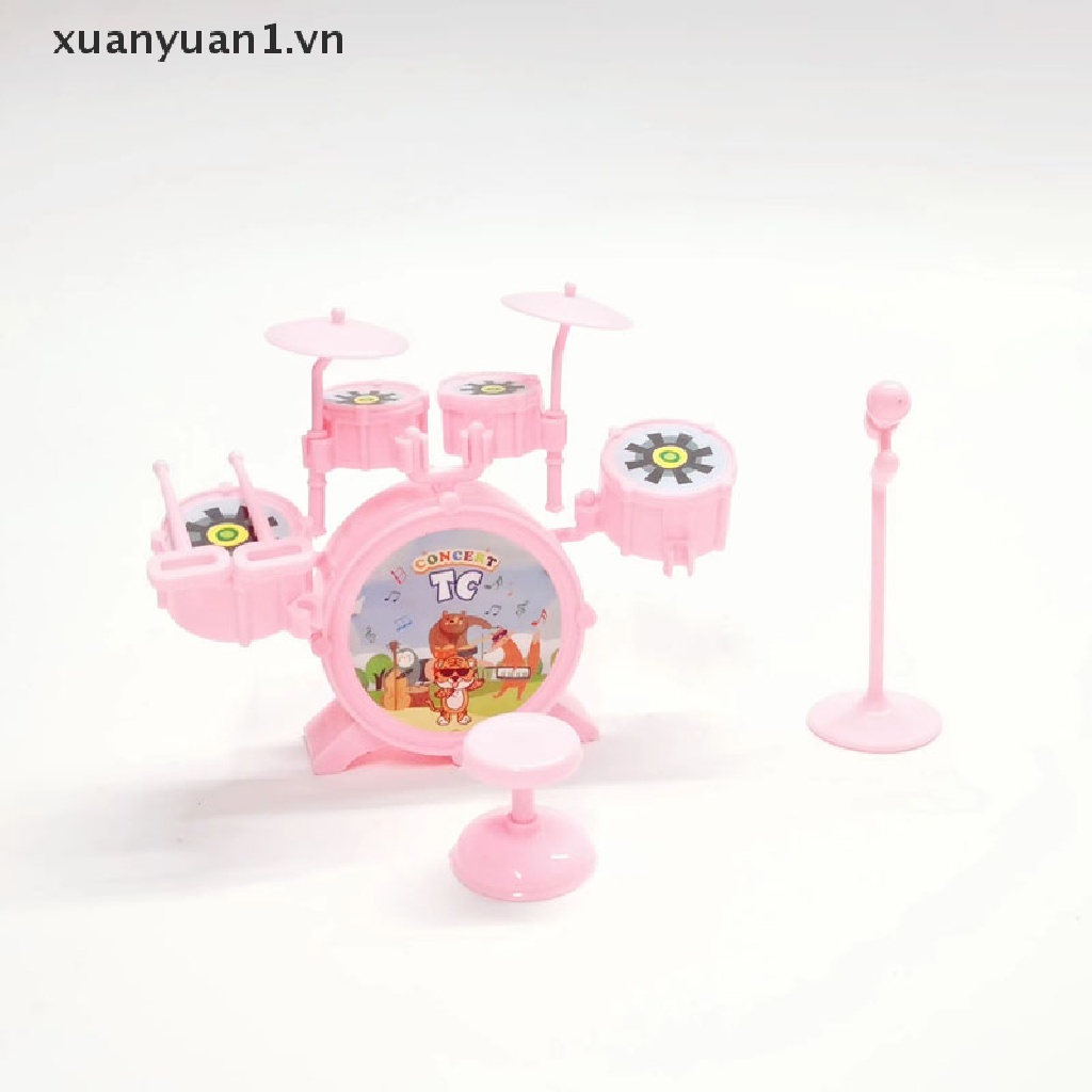 Bộ Trống Đồ Chơi Tỉ Lệ 1 / 12 Cho Nhà Búp Bê