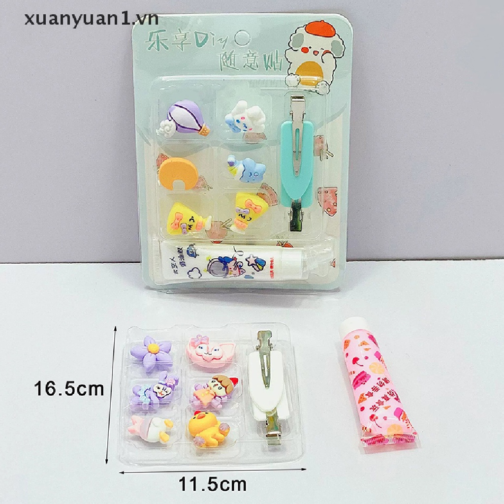 Set Kẹp Tóc Hoạt Hình Dễ Thương Cho Bé Gái