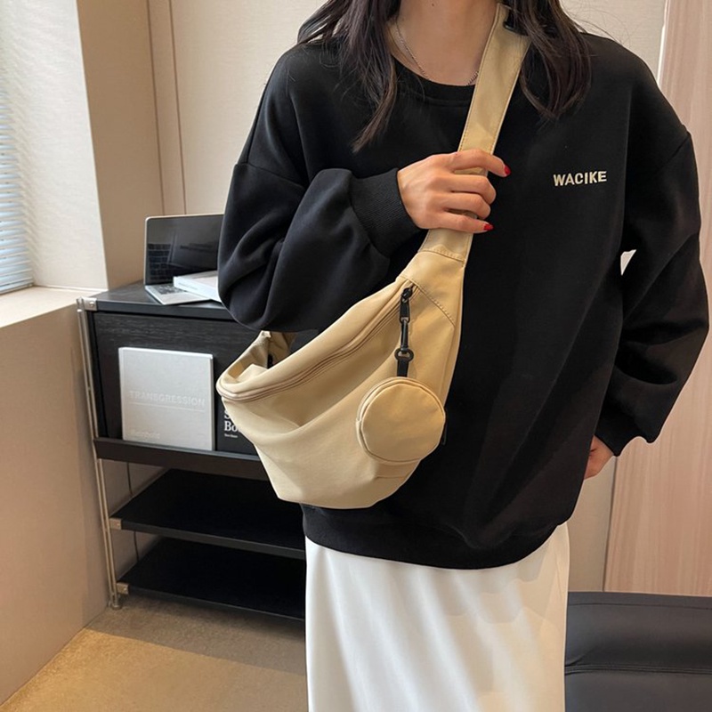 Ielgy Túi Đeo Chéo nylon Phong Cách retro Thời Trang Thường Ngày Cho Nữ