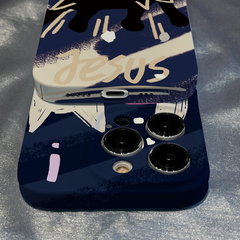 Ốp Điện Thoại Cứng Họa Tiết Mèo 58MQ Cho iPhone13 / Xr11 Xsmax12 / Scare 7p14