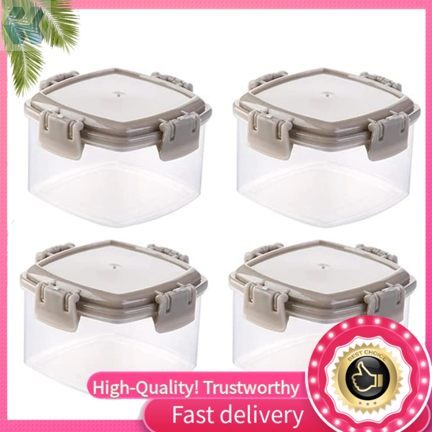 3 Chai Bóp Mini &amp;amp; Hộp Đựng Gia Vị Bằng Nhựa Tiện Lợi Cho Tiệc Nướng Bbq