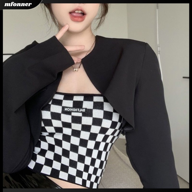 Áo Tank Top Không Tay Hở Lưng In Họa Tiết Bảng Phong Cách Retro Thời Trang Mùa Hè Cho Nữ