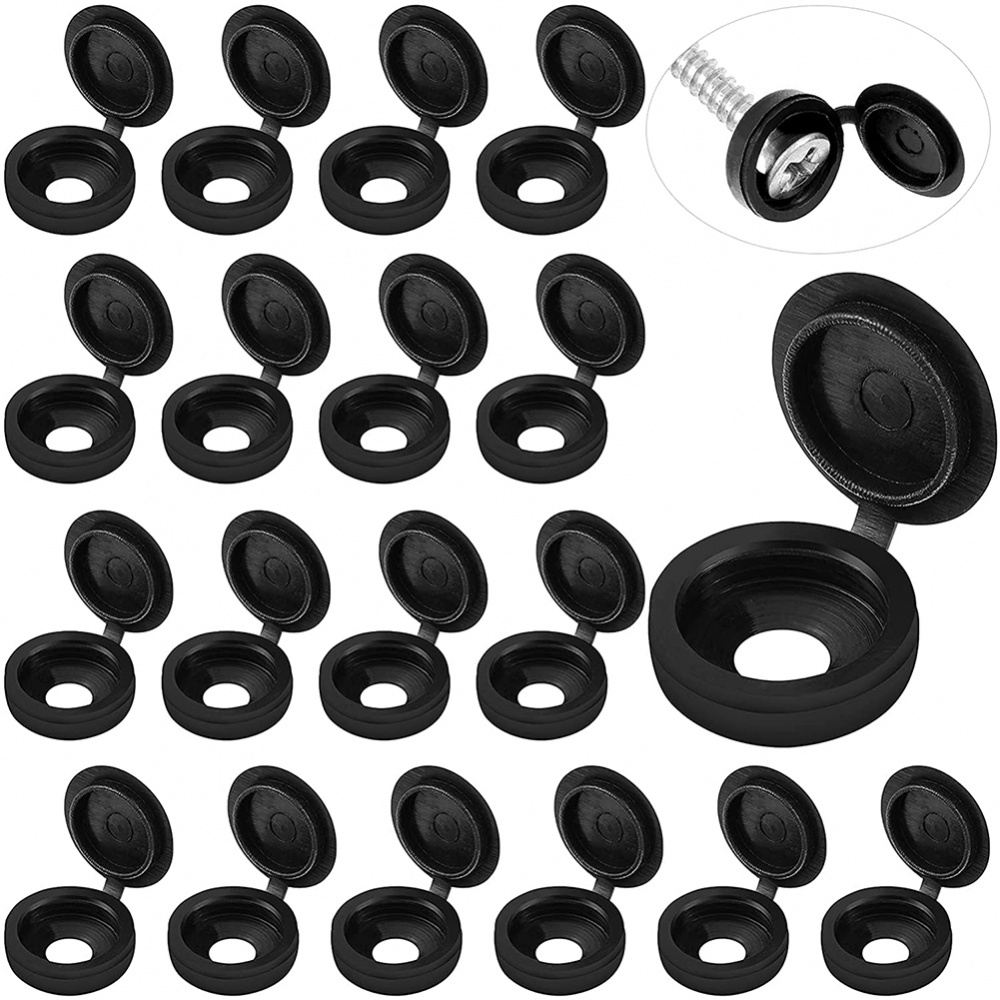 Set 50 Kẹp Nhựa Màu Đen 4mm Chuyên Dụng Cho Xe Hơi