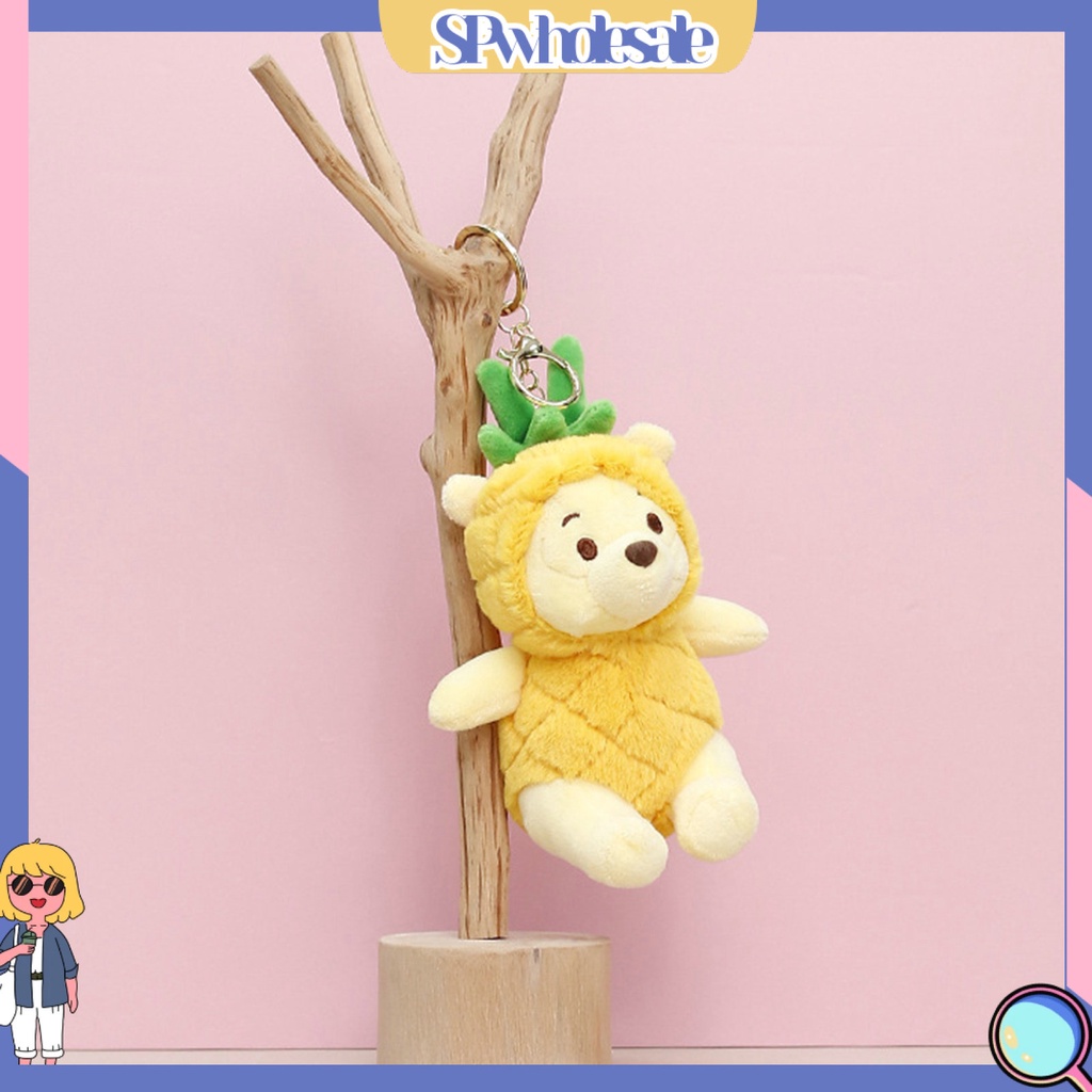 <SPwholesale> Móc Chìa Khóa Đồ Chơi Gấu Bông Mềm Mại Thoải Mái Chống Mài Mòn Đa Năng