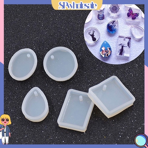 &lt;SPwholesale&gt; Khuôn Silicone Tạo Hình Làm Mặt Trang Sức DIY
