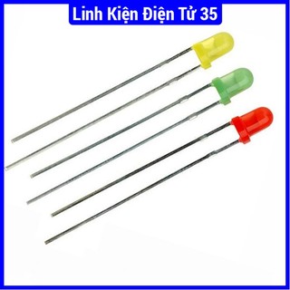 Gói 100 con led phủ màu 3mm