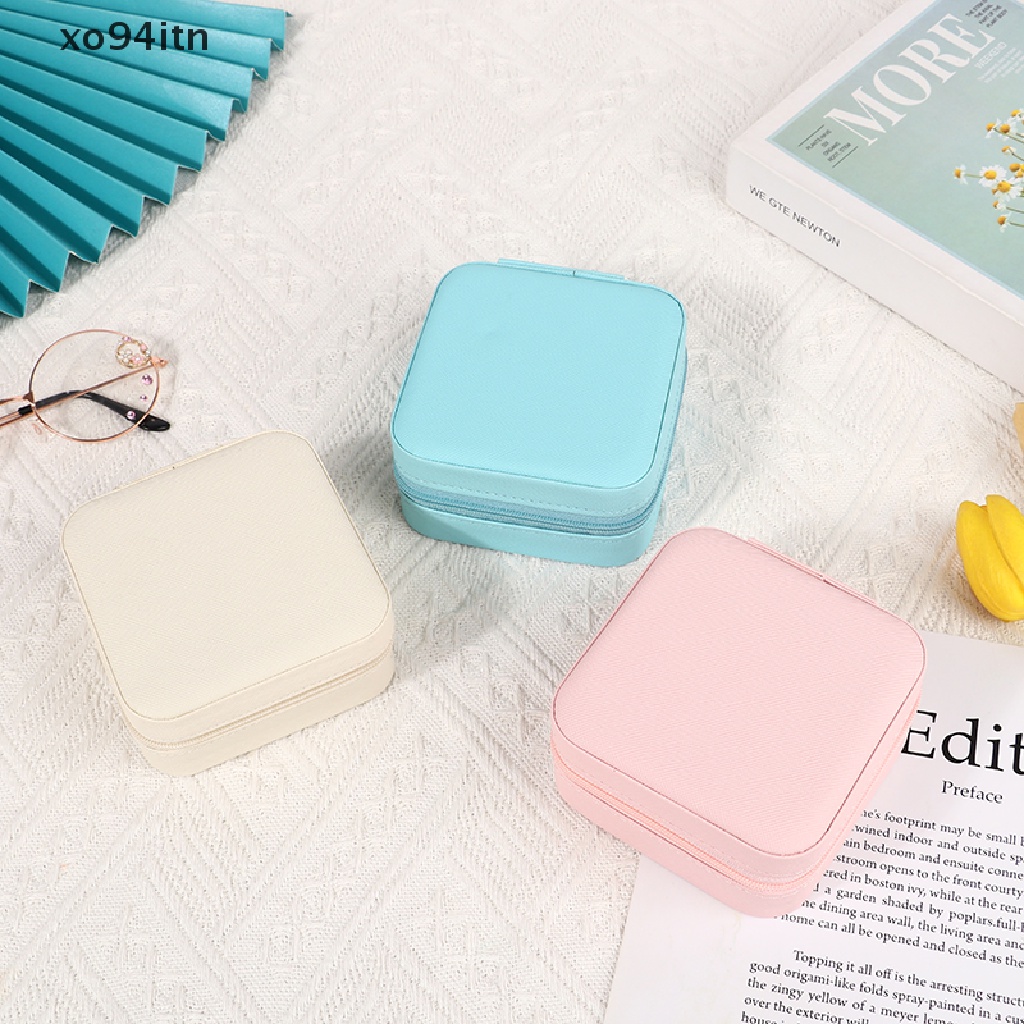 Hộp Da PU Mini Trưng Bày Trang Sức Nhẫn / Vòng cổ / Bông Tai Cho Nữ