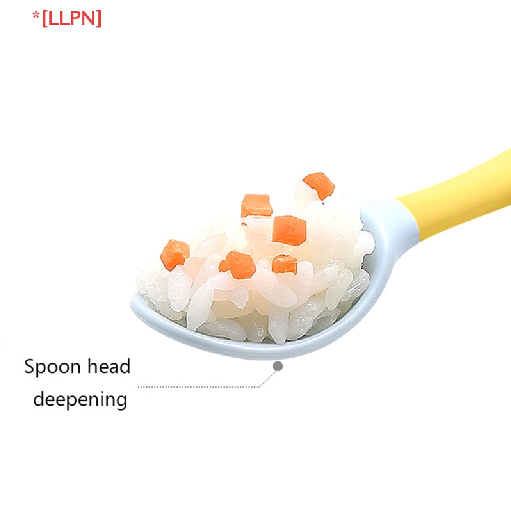 Set 2 Muỗng Nĩa PP + TPE Mềm Tập Ăn Cho Bé Sơ Sinh