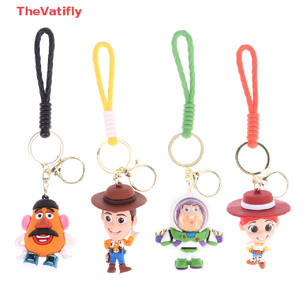 DISNEY [Thevalifly] Móc Khóa Búp Bê Hoạt Hình Toy Story Buzz Lightyear Woody Lotso