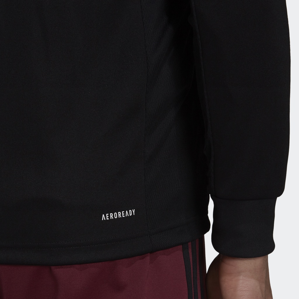 Adidas Bóng đá Track Jacket Ôm 3 Sọc Sereno Cut AEROREADY Nam Đen GT8803