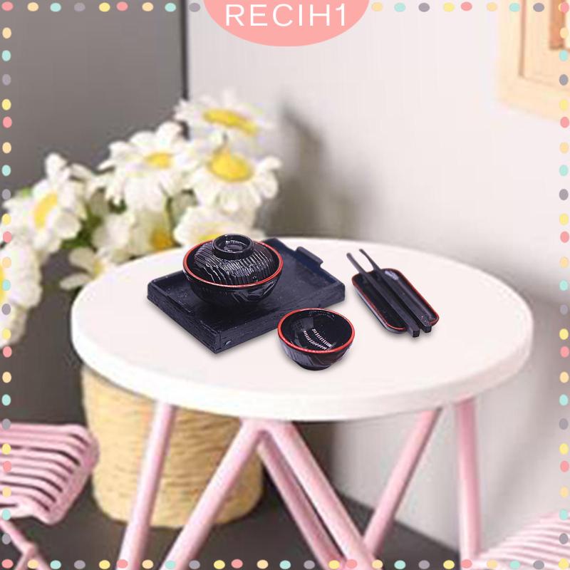 Bộ Dụng Cụ Ăn Uống Mini Kiểu Nhật Bản 1: 12 Dùng Trang Trí Nhà Búp Bê / 1 / 12