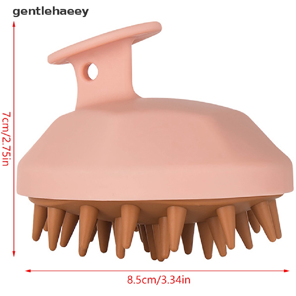 Bàn Chải Tắm Massage Da Đầu Bằng Silicone