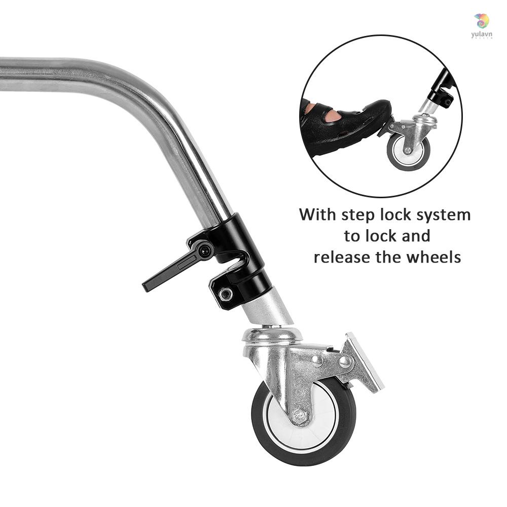 Bộ 3 Bánh Xe Xoay Tròn Đường Kính 25mm Kèm Giá Đỡ Ba Chân Hỗ Trợ Chụp Ảnh Chuyên Nghiệp