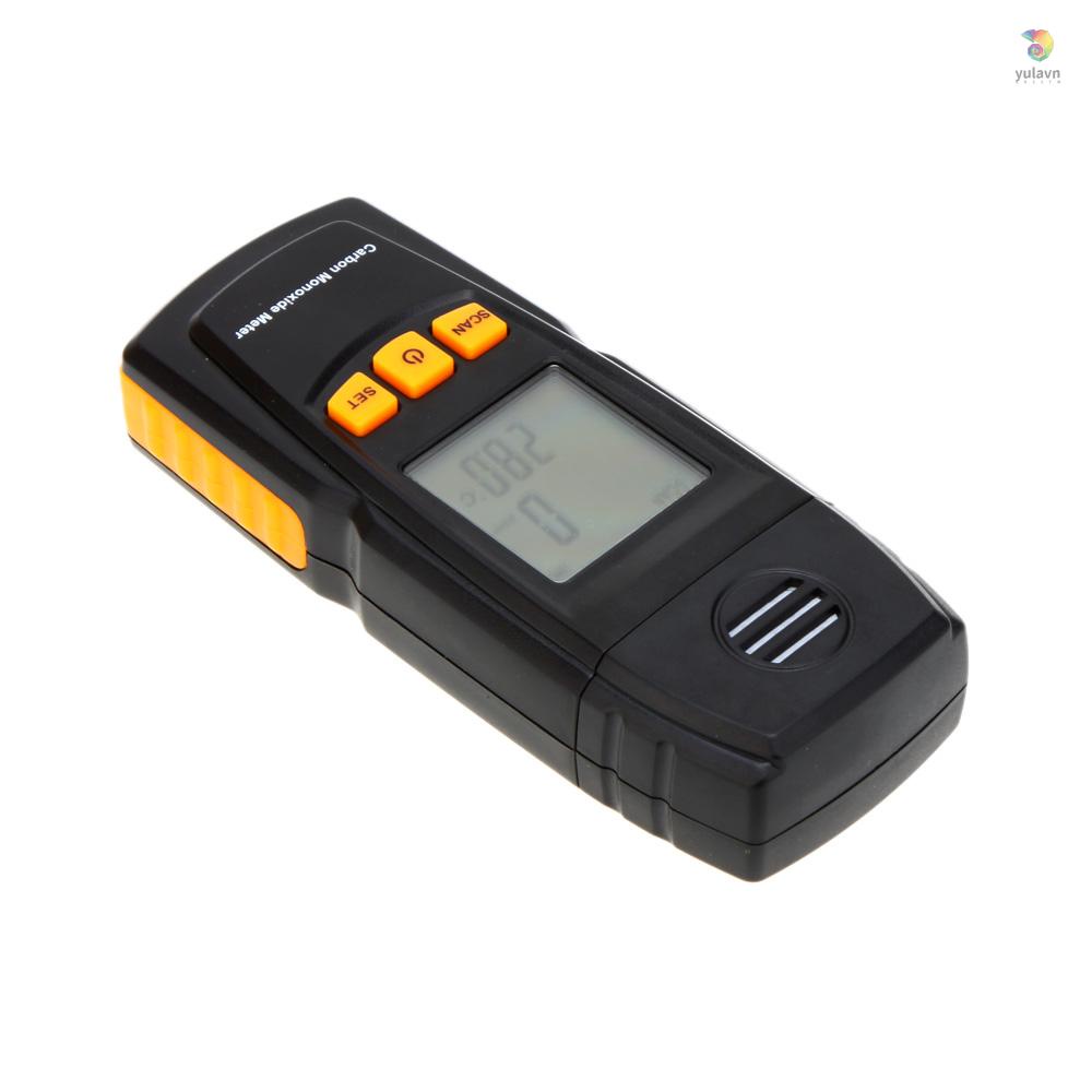 Thiết Bị Đo Nồng Độ Khí Gas KKmoon 0-1000ppm GM8805 Bằng Carbon Monoxide Cầm Tay Độ Chính Xác Cao