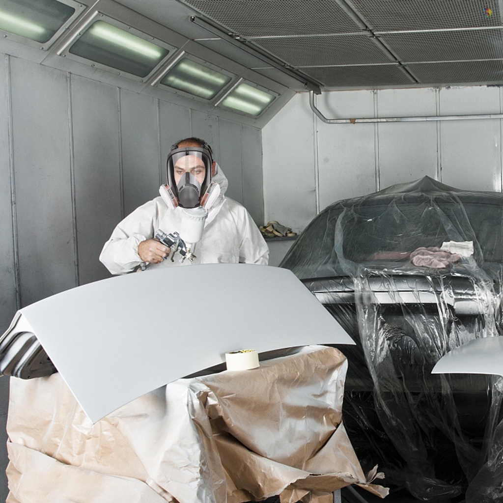 Mặt Nạ Phòng Độc Che Phủ Toàn Diện 18 Trong 1 Có Thể Tái Sử Dụng Cho Máy Đánh Bóng Và Bảo Vệ Mặt