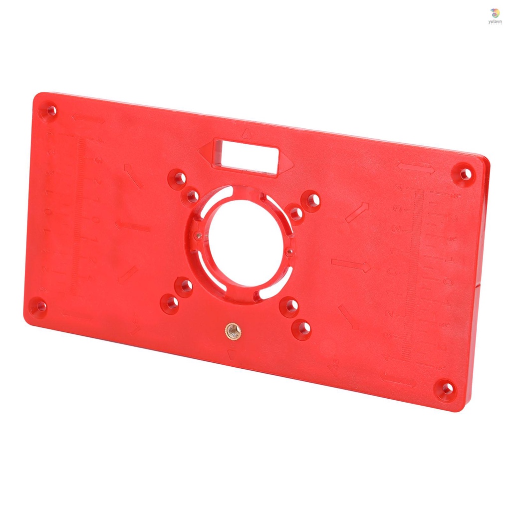 Bảng Định Tuyến Bằng Nhựa ABS Dạng Lật Kèm 4 Vòng Đệm Chuyên Dụng Làm Mộc