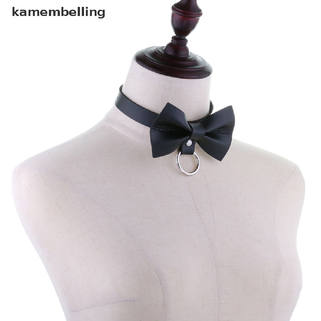 Kamembelling Vòng Cổ Choker Da Phong Cách Punk Cá Tính Cho Nữ
