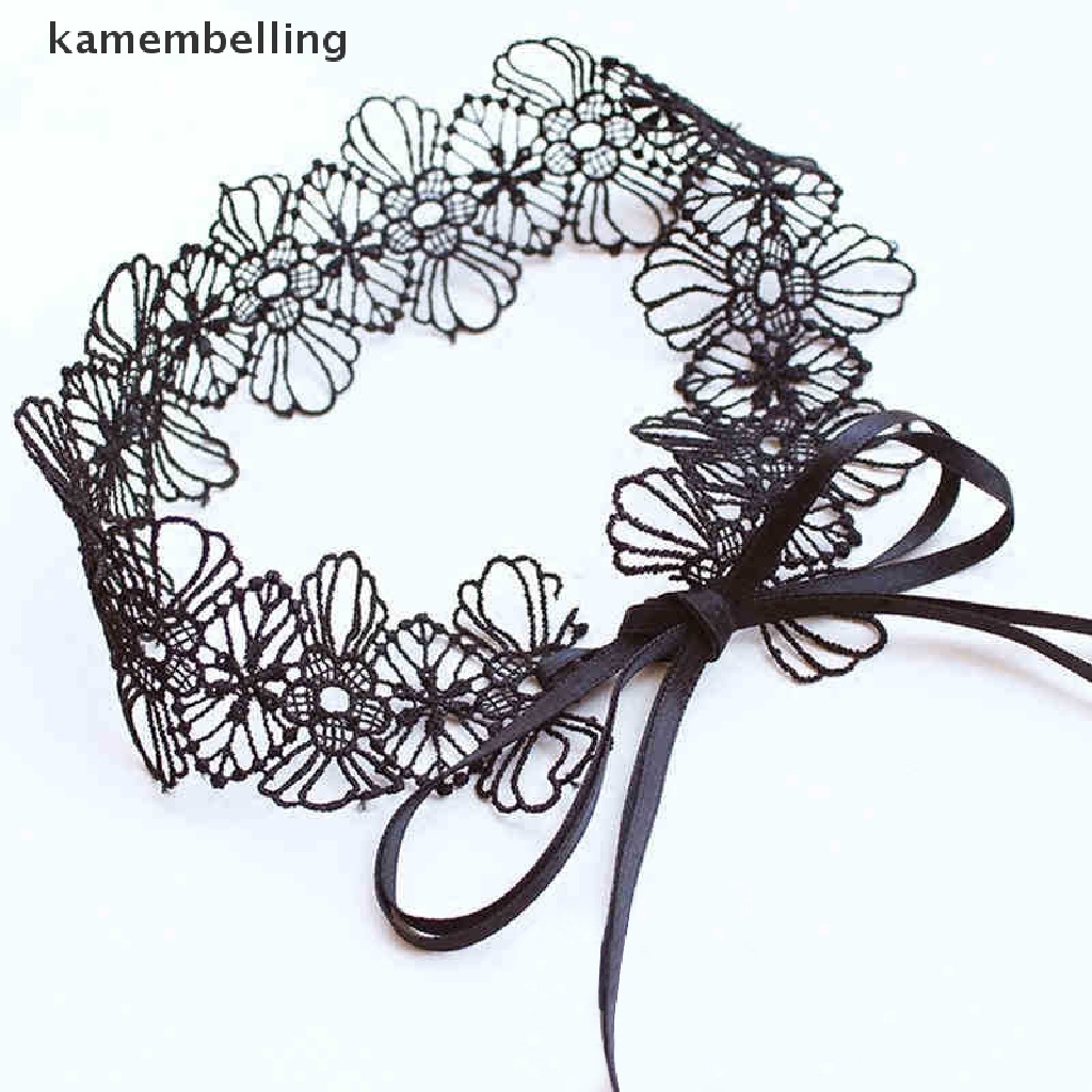 Kamembelling Vòng Cổ Choker Ren Dễ Thương Có Thể Tháo Rời Phong Cách Gothic Ngọt Ngào Cho Nữ