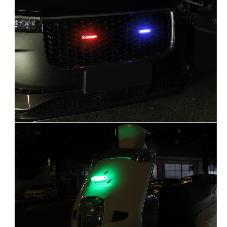 Đèn LED Cảnh Báo Chống Va Chạm Sử Dụng Năng Lượng Mặt Trời Dành Cho Xe Hơi / Xe Máy