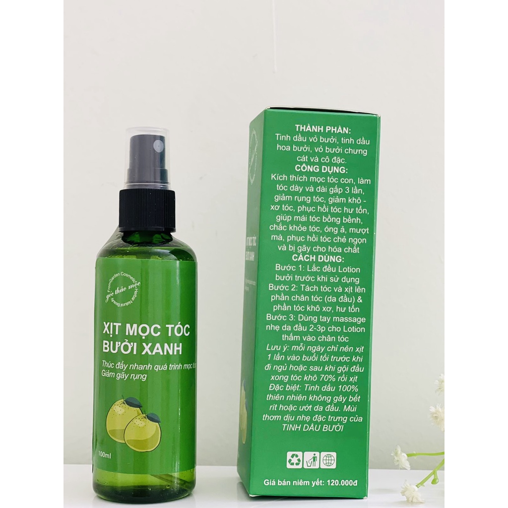 PVN59057 Tinh dầu Bưởi Xanh 100ml ngăn rụng tóc và kích thích mọc tóc