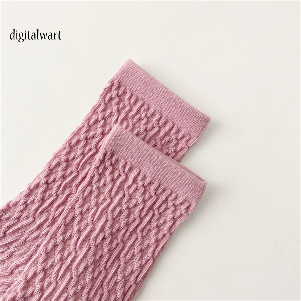 Kỹ Thuật Số| Set 10 Đôi Vớ Bằng Cotton Thoáng Khí Màu Sắc Ngọt Ngào Cho Nữ